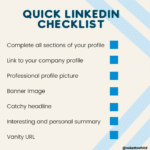 LinkedIn optimisation checklist